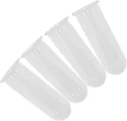 Abaodam 4pcs Hydroponics Test Tube Propagation Station Transparent Glass Vases for Flower Watering for Home Office Decor Sturdy and Durable Design for Plant Cuttings