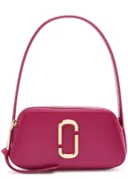 Marc Jacobs The Slingshot Leather Shoulder bag - Dark Pink ONE SIZE