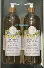 (2-Pk) ERBARIO TOSCANO ~ COCONUT & VANILLA Nourishing BODY WASH ~ MADE IN ITALY