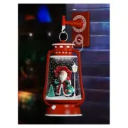 Jumbl Snowing Santa LED Lighted Musical Christmas Street Lamp