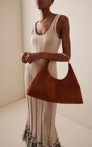 [SIMKHAI] Nixi Suede Hobo Bag