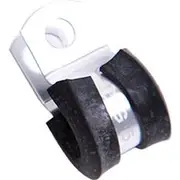 Aeroflow Cushioned P Clamps -7An 5Pk Silver 11mm Id Or 7/16" Id - AF158-07S