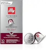 [illy] Espresso Compatible Capsules - Single-Serve Coffee Capsules & Pods - Intenso Dark Roast - Notes Of Cocoa & Dried Fruit - For Nespresso Original Machines – 10 Count