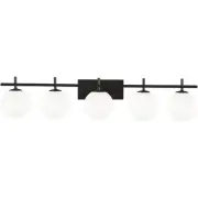 Dainolite Lighting VAD-415W-MB Vivaldi Bathroom Vanity Light Matte Black
