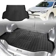 X-CAR Boot Liner for Toyota RAV4 RAV 4 with Full Wheel 2013-2018 All Weather Heavy Duty Cargo Trunk Cover Mat Luggage Tray Car Accessories