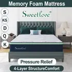 Sweetlove Mattress Queen Double King Single Bed Orthopedic Cool Gel Memory Foam