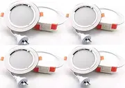 TAVICE 4X Pack 13W Dimmable LED Downlights | Cool, Warm, and Trichrome Light Options