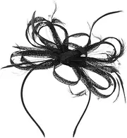 [BESPORTBLE] Fascinator Hat Hair Clip Vintage Headband Tea Party Accessory for Weddings Cocktail Events Formal Occasions Stylish Versatile Hair Decoration for Women
