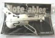 Notables Jewelry Cello Pin 2 1/4" Silver Plate Chesbro 04539S New in Package