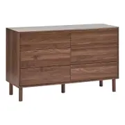 Cooper & Co. Norquay 120cm Chest of 6 Drawers Walnut