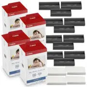 8PK Canon KP-108IN Color Ink Paper Set 4x6 for Canon Selphy CP1200 CP1300 lot