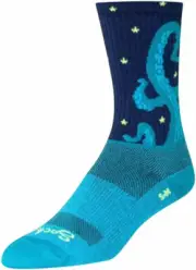 SockGuy Crew Kraken Sock: Blue LG/XL
