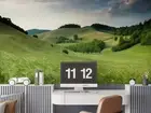 3D Grassland Mountain Landscape Self-adhesive Removeable Wallpaper Wall Mural