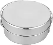 HONMEET Portable Camping Cookware Set 2-3 Person Picnic Pot Pan Set Stainless Steel Outdoor Cooking Utensils