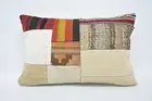 16"x24" White Pillow Case, Throw Kilim Pillow, Boho Pillow Sham Cover