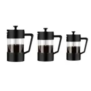 Heat Resistant Thickened Glass Pot Coffee Presses Tea and Frothed Milk Press