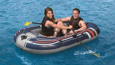 Bestway Hydro Force Inflatable Treck Dinghy Raft Boat Water Sail Fun Foot Pump