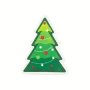 Christmas Holiday Kitchen 3 Layer Scouring Sponge - New - Christmas Tree