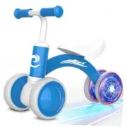 Colorful Lighting Baby Balance Bike Toys for 1 Year Old Boy Girl Gifts, 10-36