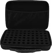 60 Bottle Model Paint Carrying Bag Organizer, Hard Shell EVA, Foam Inlay, Portable Travel Case, Fits Oils Storage Organizer, Great for Storing Craft Supplies