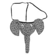 Men Novelty Elephant G-strings Panties Thongs Underwear Briefs Lingerie Multi-color Optional Leopard