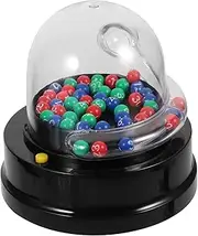 WOONEKY Portable Bingo Machine Fun Party Toy for Bingo Games Games Machine Party Supplies