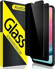 [2 Pack]Asstar for Privacy Screen Protector for Samsung Galaxy A25 5G 6.5'',9H Shatterproof Tempered Glass Screen Protector for Samsung Galaxy A25 5G Case Friendly Accessories Military-Grade Protection