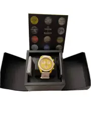 OMEGA x Swatch Speedmaster Moonswatch Sun Yellow Men's Watch - SO33J100