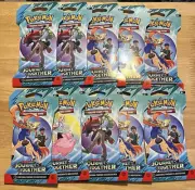 Pokemon TCG: Journey Together Booster Packs (Random Artwork, Lot of 10)