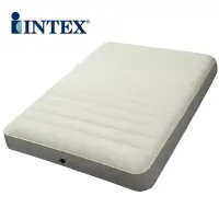 在飛比找Yahoo!奇摩拍賣優惠-INTEX 64101 單人線拉充氣床居家充氣床墊野營戶外空