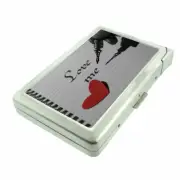 Love Me Em1 Cigarette Case with Built in Lighter Metal Wallet
