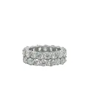 Diana M. Fine Jewelry White Gold 11.71 ct. tw. Diamond Eternity Ring