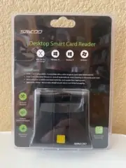 SAICOO Desktop Smart Card Reader Mac OS 10.5+ Windows 10 8 7 USB New Sealed