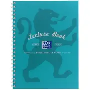 Oxford A4 Lecture Book 120 Page with Scribzee App Aqua