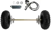 APLVFFZH Go Kart Axle Kit DIY Sprocket Rear Axle Assembly for Drift Bikes Quads