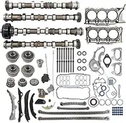 HS26541PT 3.6 Pentastar Head Gasket 05184357AE Timing Chain Kit VVT Sprockets Camshaft Fit for 2011-2020 Jeep Grand Cherokee Wrangler for Ram Chrysler Dodge Charger Challenger 3.6 V6