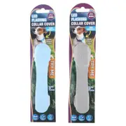1x Dog Collar LED Cover Rechargeable High Visibility Safe Waterproof -Assorted