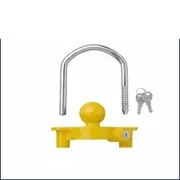 Trailer Coupling Lock Universal Security Hitch Tow Ball 2 Keys Caravan Antitheft
