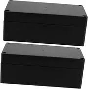iplusmile 2pcs Weatherproof Junction Box Enclosure for Electronics Electrical Disconnect and Outdoor Projects Easy Mounting Durable Design