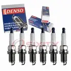 6 pc Denso Platinum Long Life Spark Plugs for 1999-2005 Hyundai Sonata 2.5L vc