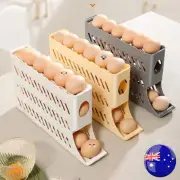 Automatic Scrolling Egg Storage Box Roll-down Egg Organizer Fridge Storage Box