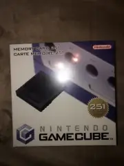 Original Nintendo GameCube Memory Card Speicherkarte 251 Blocks Komplett wie NEU