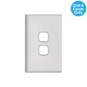 HPM Excel 2 Gang Grid & Plate | XL770/2GPLWE
