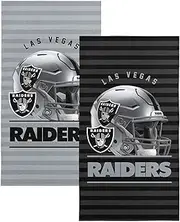 NORTHWEST NFL Las Vegas Raiders 2-Pack Beach Towel Set, 30" x 60" Each, Standard, Team Colors
