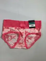 Womens No Boundaries Pink White Micro Hipster Briefs NEW! NWT