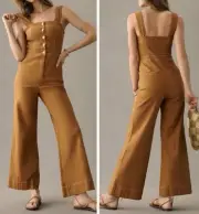 NWT Anthropologie Maeve The Colette Button Front Jumpsuit, Size 22W
