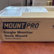 MOUNT PRO Single Monitor Desk Mount for 13-32 Inch Computer Screens PR3002 New