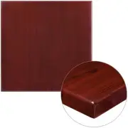 Flash Furniture 30'' Mahogany Table Top, 2'' Thick Drop-Lip - TP-MAH-3030-GG