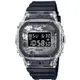 CASIO 卡西歐 男 G-SHOCK 經典系列百搭潮流半透明迷彩運動腕錶-黑灰(DW-5600SKC-1)