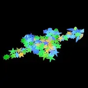 Glow in The Dark Pebbles 300pcs Glows Rainbow Glow Stones Rocks Luminous Pebbles for Outdoor Decor, Garden, Aquarium, Walkway, Fish Tank, Glow Stones Rocks (Color : Mix Colors)